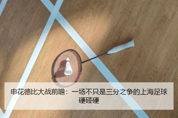 申花德比大战前瞻：一场不只是三分之争的上海足球硬碰硬